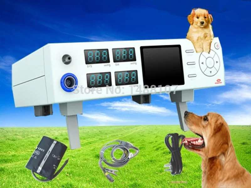 

CMS5000 CE FDA Veterinary TFT Tabletop Multi Parameter ( SPO2 + NIBP + PR ) Portable Patient Vital Signs Vet Monitor