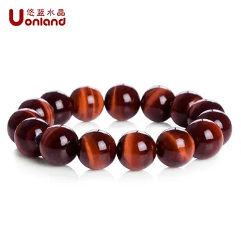 

Natural red tiger eye bracelet male women's bracelet lucky crystal accessories bracelets