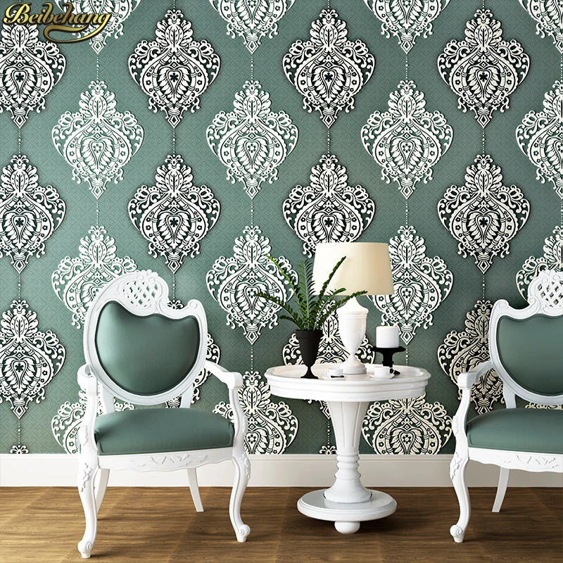 beibehang Deer skinned Damascus relief 3D Wallpaper For Walls Decor Wall paper Rolls For Bedroom Living room Sofa TV Background