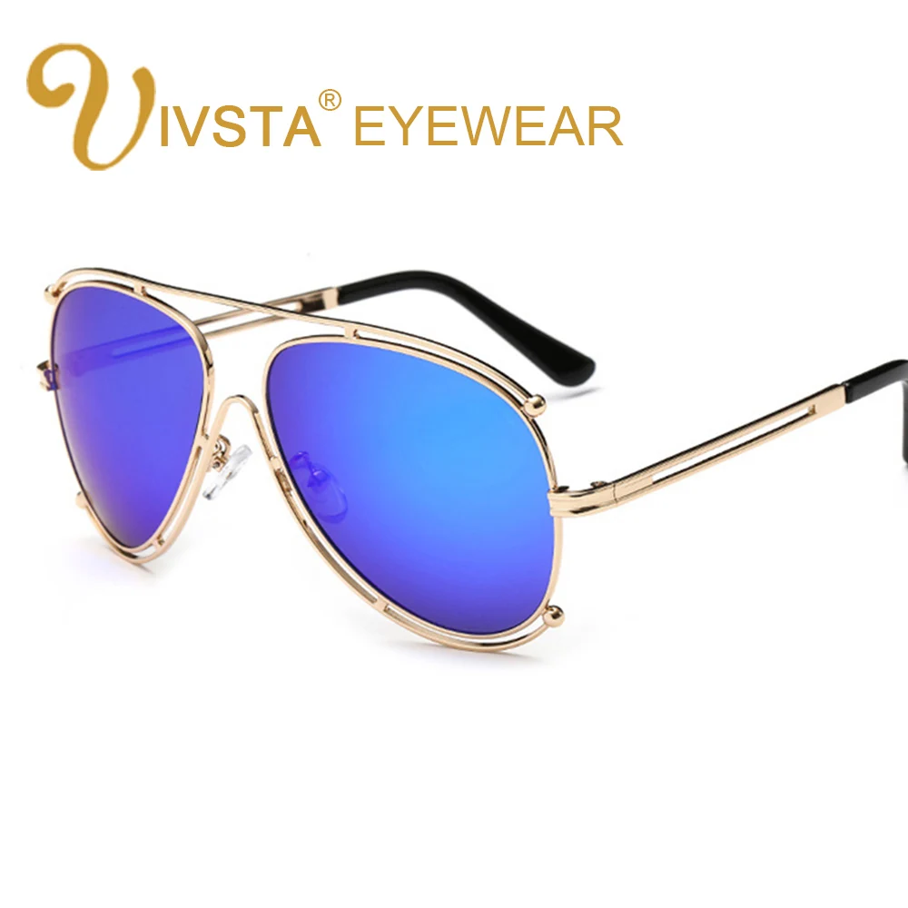 

IVSTA 2015 Fashion Luxury Sunglasses Men Brand Designer Polarized Glasses driver aviator oculos de sol masculino Green Lense 001