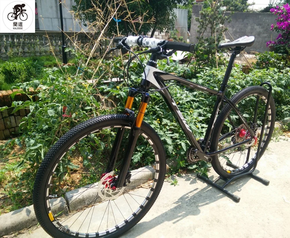 Top Kalosse Tires bike  Hydraulic brakes  mountain bike   Air front fork  29*19 inch    24/27/30speed  mountain bicycle 0
