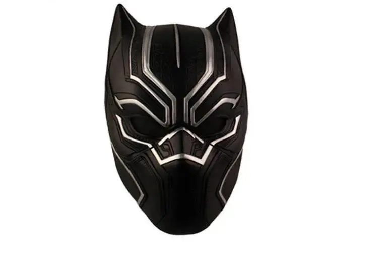 Супергерой Черная пантера Косплей Маска T'Challa Cos ПВХ латекс Маскировка головной убор Хэллоуин Косплей костюмы Карнавал отвращение