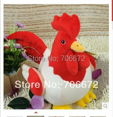 

about 33x29 cm cock plush Toy gift wt3646