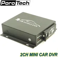 2Ch mini Vehicle car Video Recorder Bus mini Mobile Car Video DVR I/O Alarm Motion Detect Max Upto 128GB SD Card