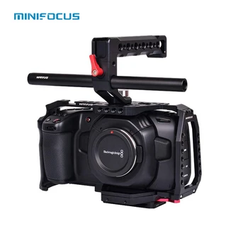 

WARAXE BMPCC 4k Cage Built-in QR Plate Fits Arca Swis Full Cage Half Cage in One for Blackmagic Design Pocket Cinema Camera