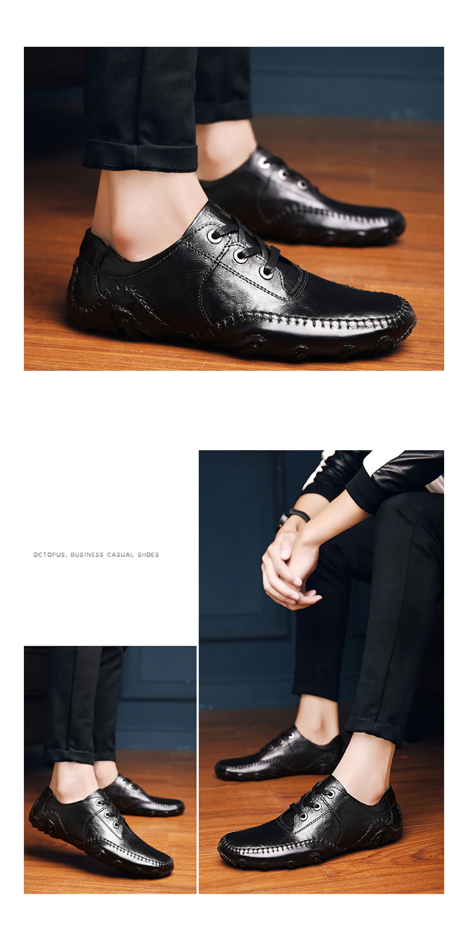Высококачественные мужские туфли; Новые повседневные туфли из натуральной кожи на плоской подошве; модные дизайнерские лоферы на шнуровке; мужская повседневная обувь; большие размеры