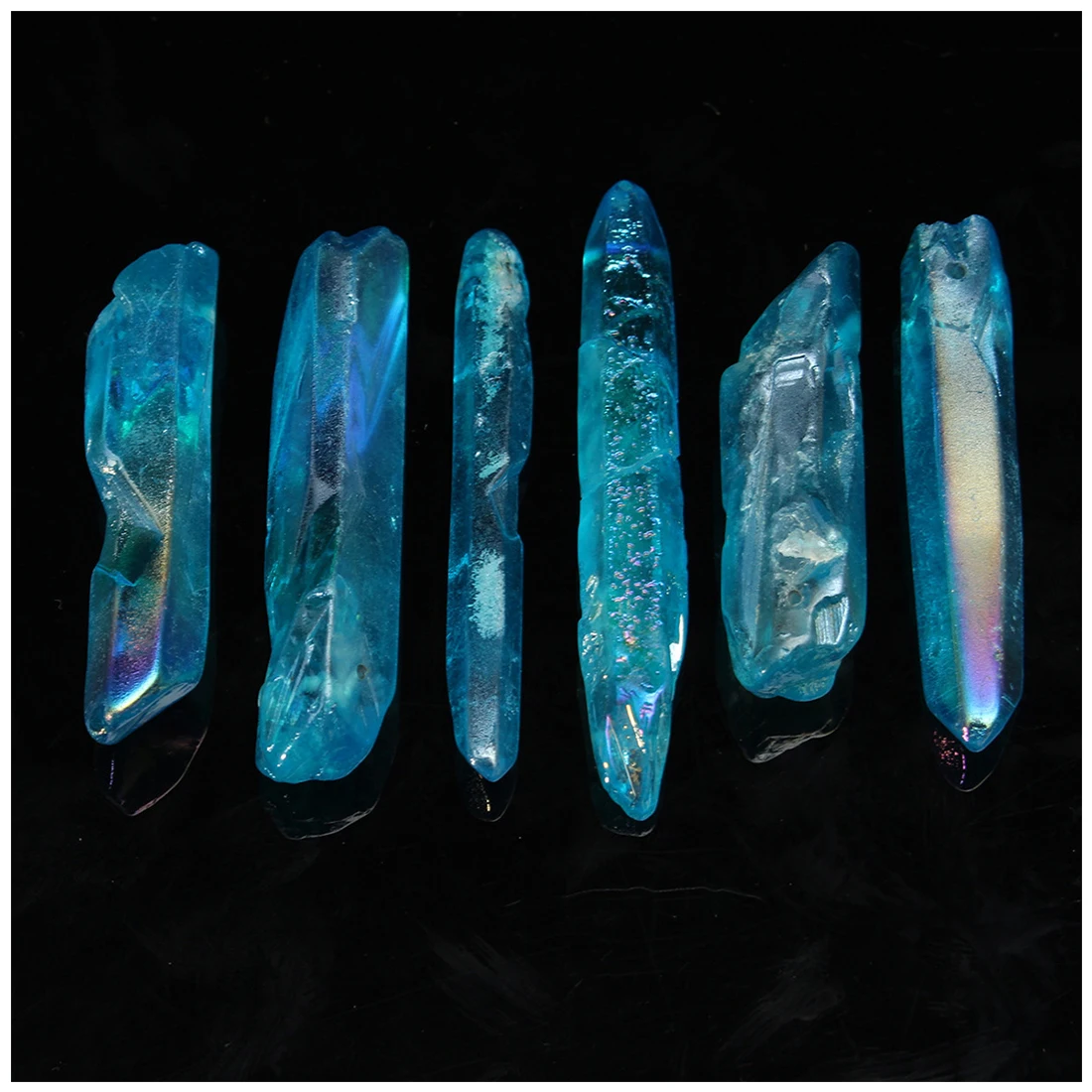 

Best 50G VERY POWERFUL & RARE BLUE AURA LEMURIAN SEED ARTIFICIAL CRYSTAL HEALING POINT
