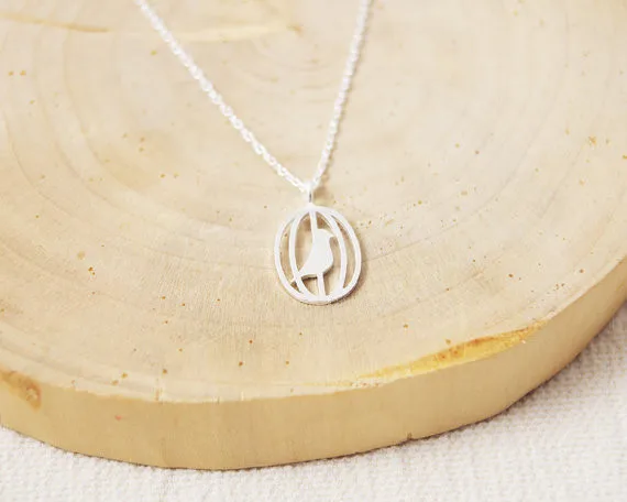 2014-Fashion-18k-Gold-Silver-Bird-In-The-Cage-Necklace-Free-Shipping (1)