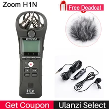 ZOOM H1 H1N Handy Recorder Digital Camera Audio Recorder Interview Recording Stereo Microphone for DSLR Boya BY-M1 Microphone