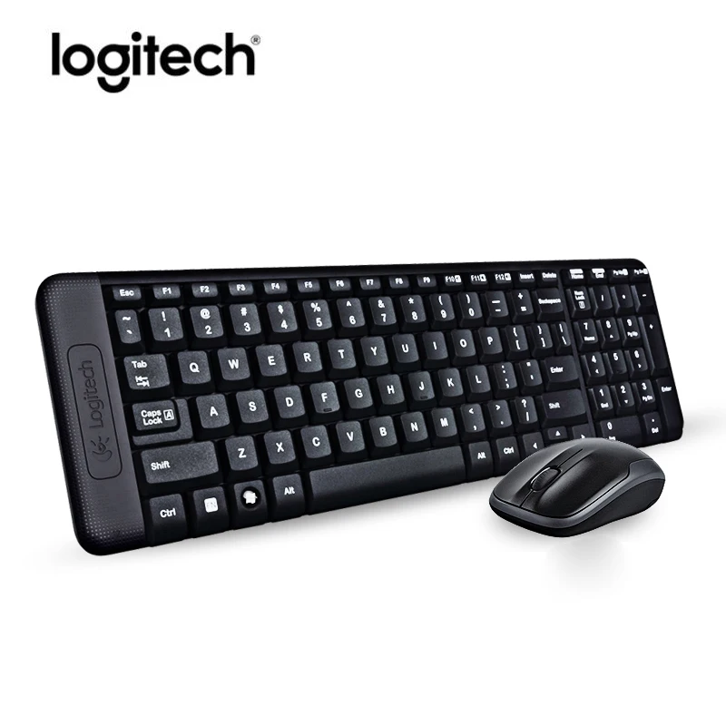 Беспроводная клавиатура Logitech MK220 мышь английская ноутбук оптическая