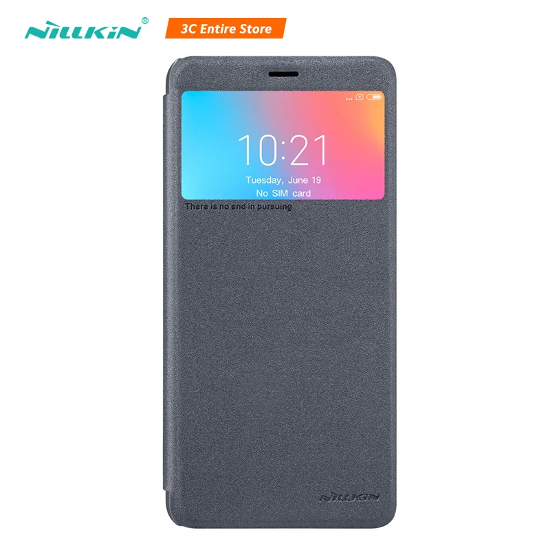 

Nillkin Phone Case For Xiaomi Redmi 6 Case Sparkle Leather Cover For Redmi 6 Window Full Coverage Protect Phone Cases Capinha