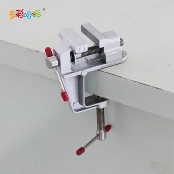 

1Pcs Mini Vise Table Vise Aluminum Alloy Clay Tools Handmade Quality DIY Art Sculpture Artistic Creation about 17*5*3cm