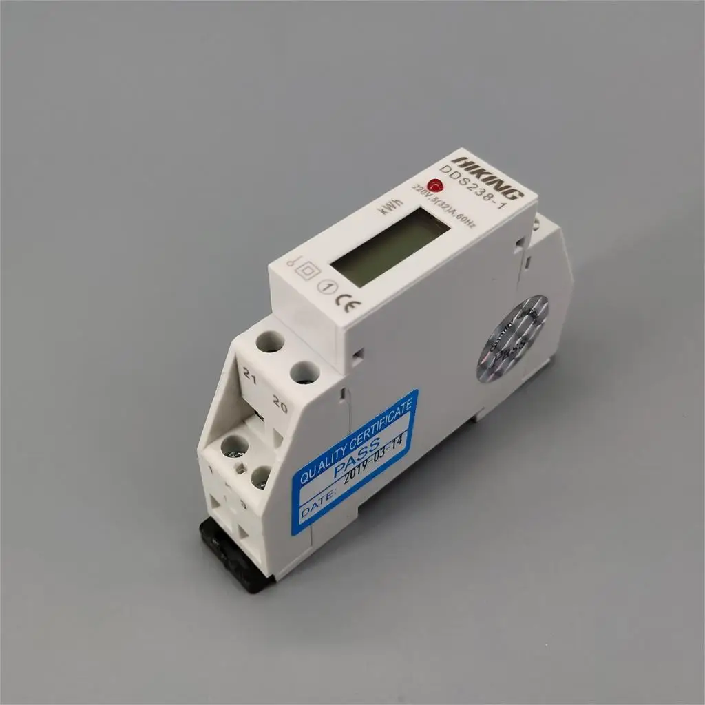 Однофазный счетчик энергии на din рейке 220 В 60 Гц 5 (32)|lcd mp3|lcdmeter earth |