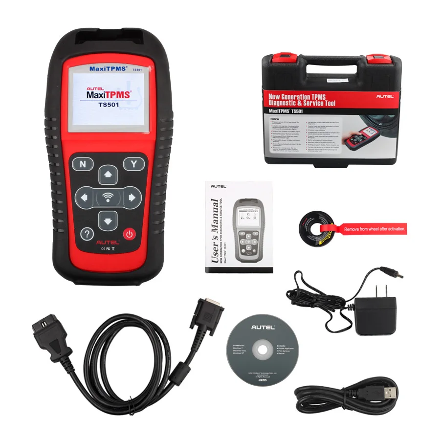 Autel MaxiTPMS TS501 TPMS инструмент для диагностики автомобиля OBD2 автомобильный сканер