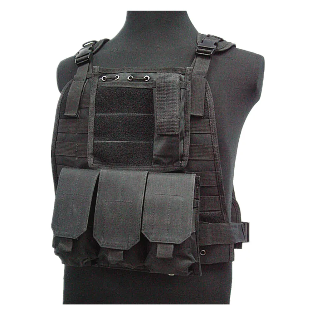 US Marine Assault Tactical Molle Plate Carrier Vest BK CB bulletproof vestin Hunting Vests from