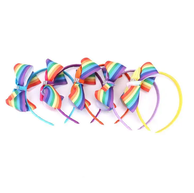 Rainbow headband1