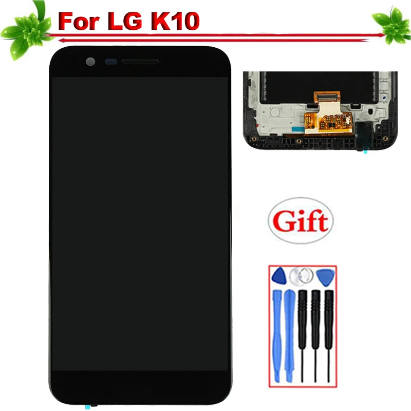 

for LG K10 K420N K410 K430 K430DS LCD Display With Frame Touch Screen Digitizer Assembly Replacement for LG K420N Lcd 5.3