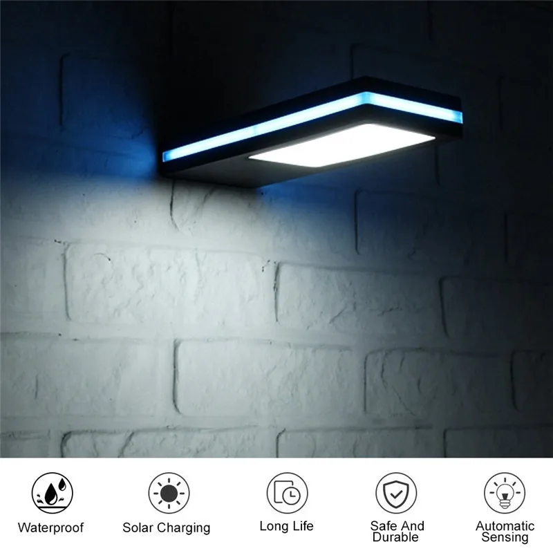 

144 LED Solar Power Motion Sensor Garden Security Lamp Outdoor Waterproof Light Portico Lamp Garden Lights