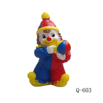 

Q-603 3D Clown shape candle mold soap mold Cake Decoration Fondant Cake 3D Mould Food Grade Silicone Mould