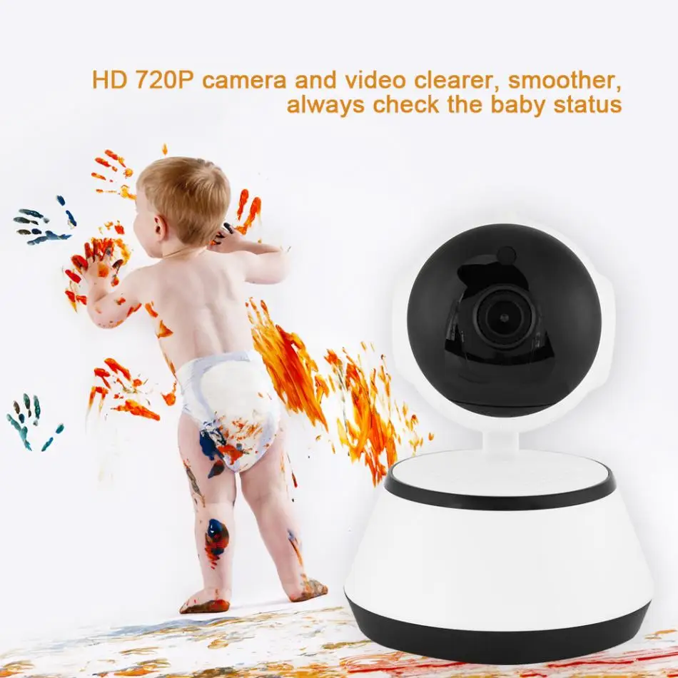 Аудио видео монитор WIFI Беспроводной интеллектуальный сетевой для сна камера HD 720P