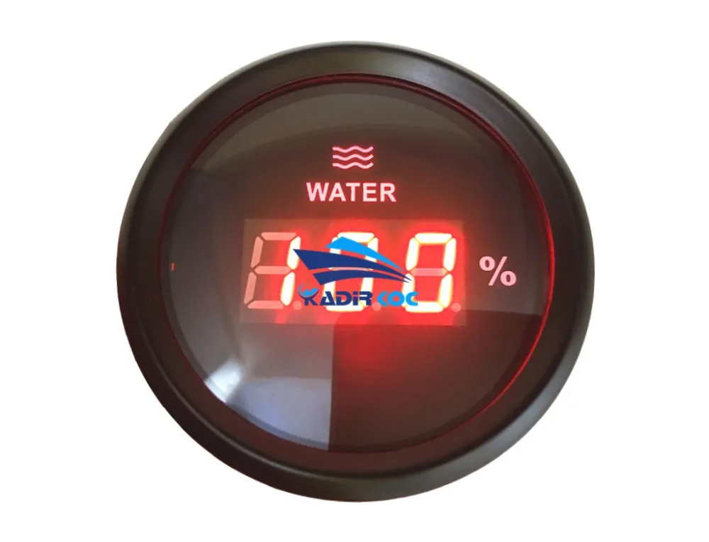 1 шт. 52 мм цифровые водонепроницаемые измерители уровня воды 9-32 В 0-190ом измерители уровня воды с красной подсветкой подходят для автомобиля Судовой двигатель дома