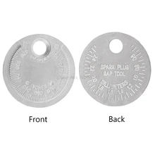 Измеритель зазора свечи зажигания инструмент измерения монетного типа 0,6-2,4 мм Диапазон Свеча зажигания Gage Oct10 и Прямая поставка