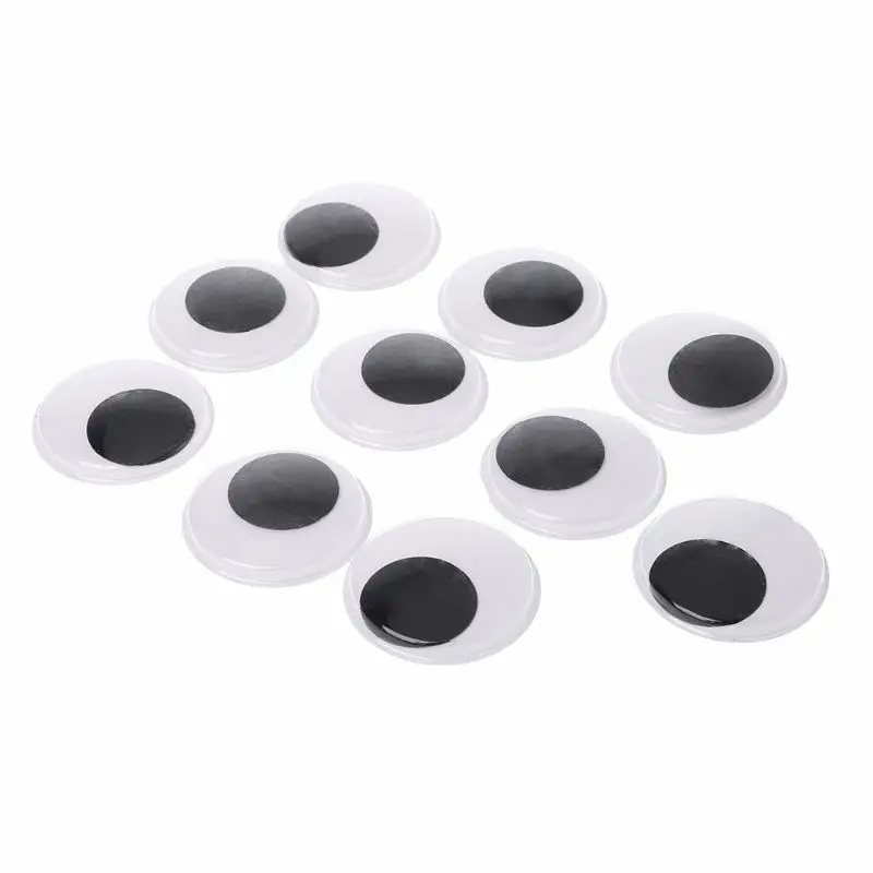 10 шт 50 мм Wiggly Wobbly Googly Eyes самоклеющиеся Скрапбукинг поделки для кукла игрушка глаз