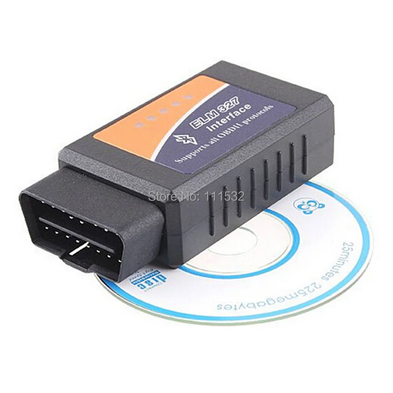 ELM 327 bluetooth Пластик VersionV2.1 ELM327 OBD2 bluetooth автоматический сканер OBDII 2 Автомобильный вяз 327 Тестер диагностический инструмент