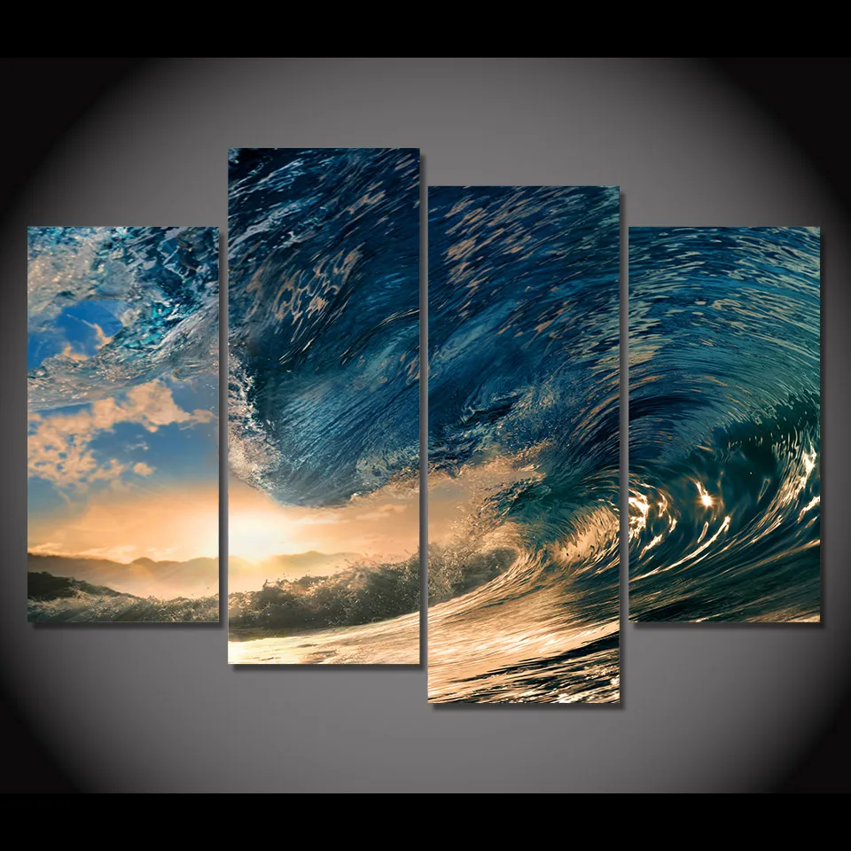 Tropische canvas schilderijen promotie winkel voor promoties ...