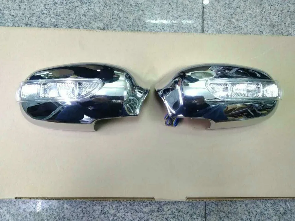 For TOYOTA MARK-2 GX90 mirror housing shell plating with LED light