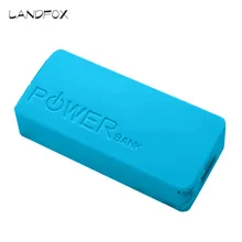 LANDFOX Портативный 18650 USB внешний аккумулятор 5600 мАч зарядное устройство чехол DIY коробка для зарядки мобильного телефона Синий дропшиппинг