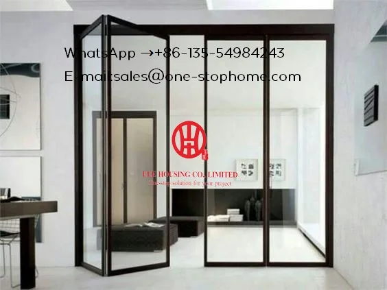 Высокое качество наружного типа «гармошка» по индивидуальному заказу bi складные алюминиевые двери с немецкое железо, звук сокращение