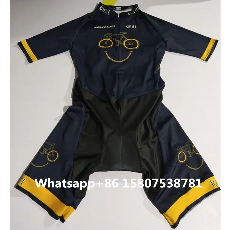 Kafitt облегающий костюм на заказ одежда для велоспорта Триатлон ciclismo ropa Велоспорт Аэро Быстросохнущий Майо женский сексуальный облегающий костюм команда