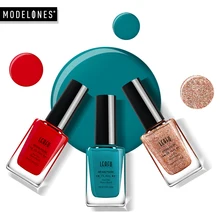 MODELONES LEAFU УФ светодиодный одношаговый лак для ногтей, не нужно верхнее Базовое покрытие или лампа для ногтей, отмачиваемый УФ маникюрный лак, подарочный набор