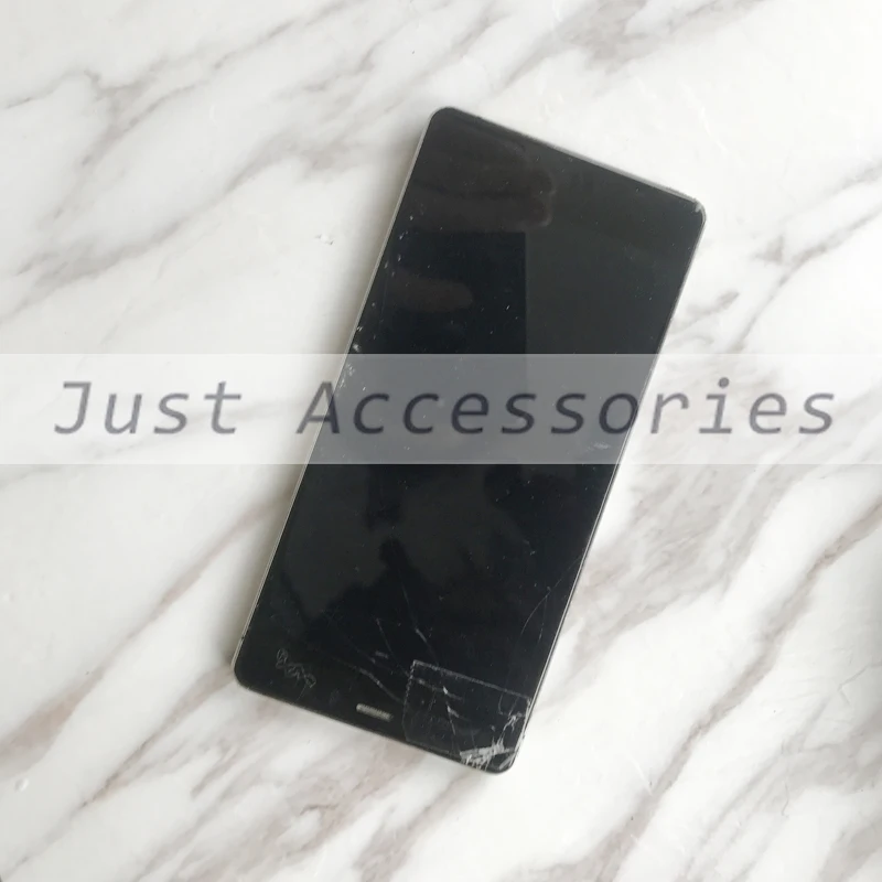 

used Lcd Display With Touch Screen Digitizer Assembly With Frame Lcd Display For ARCHOS 55 Diamond Selfie Lite