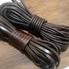 REGELIN 2meter Retro Coffee Cow Leather Strap Findings 2/3/4/5/6/8/10mm Flat/Round Leather Cord String Rope DIY  Bracelet Making ► Photo 1/4