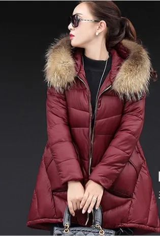 Брендовые пальто Mujer зимнее пальто для женщин длинный пуховик с капюшоном меховой воротник парка Северный Весте размера плюс Casaco 5 цветов WD0152