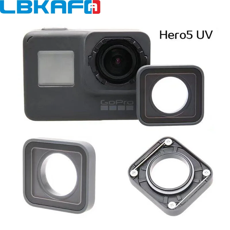 LBKAFA для Gopro 6/5 Замена УФ объектива Кольцо ремонт чехол рамка Hero 5 6 Hero5 Hero6|for gopro