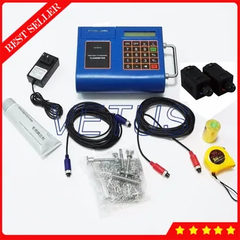

TUF-2000P DN15-100mm Portable Ultrasonic Flow Meter Flowmeter with built-in printer small size high temp TS-2-HT Transducer