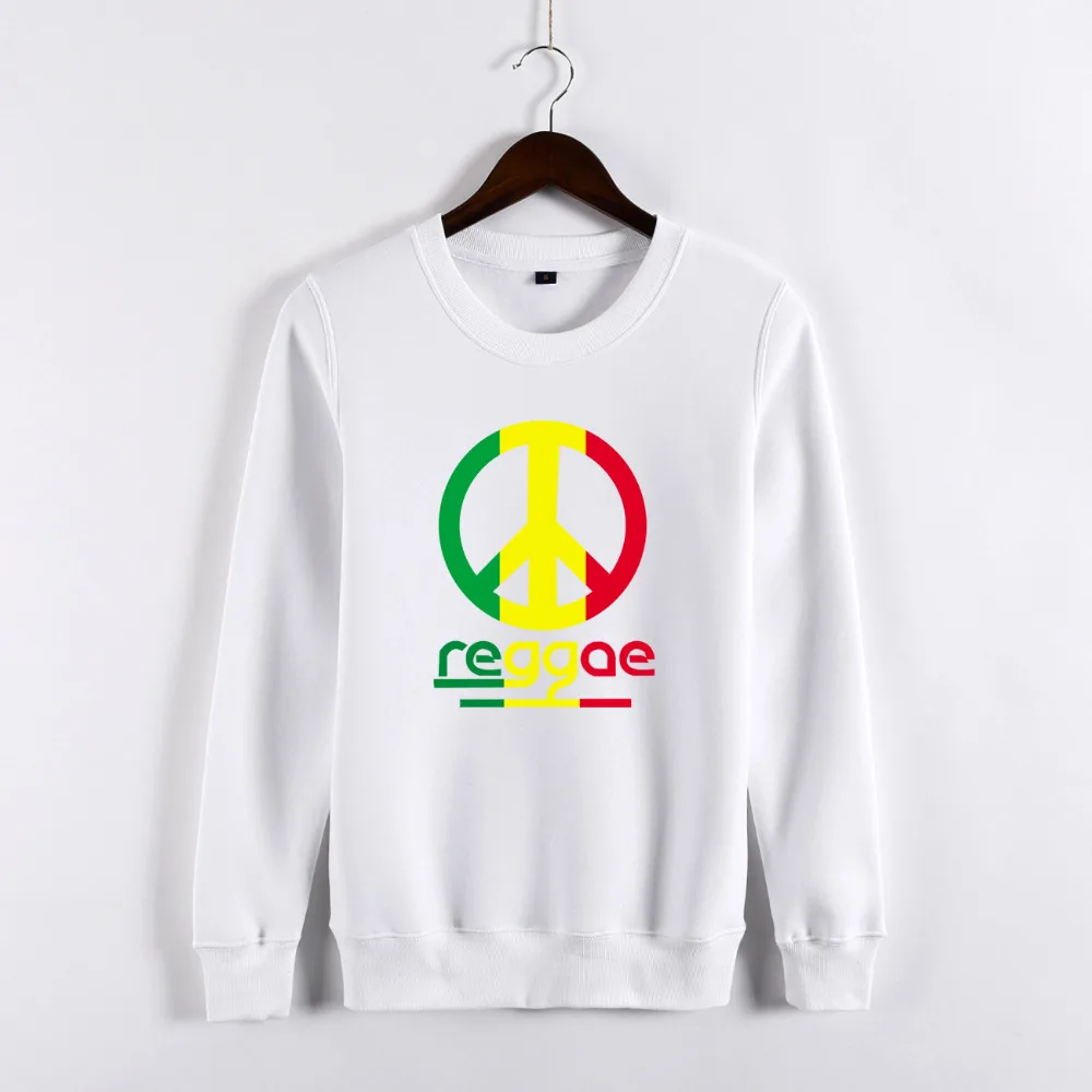 Automne hiver épaississement survêtement vêtements casual bob marley Reggae Jamaïcain Impression hommes à manches longues sweat shirt dans Hoodies et Pulls