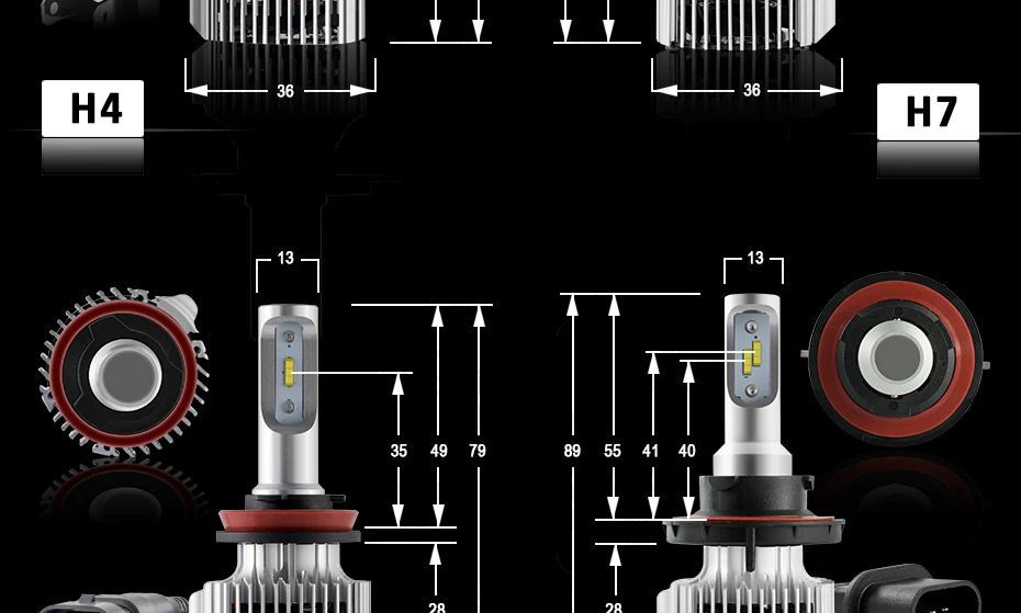 CNSUNNYLIGHT OSLAMP H4 H7 H11 LED (15)
