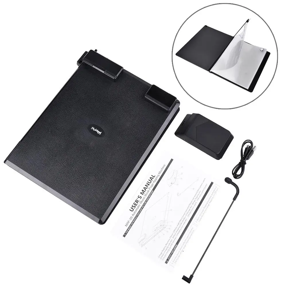 

Meideal Automatic Music Score Book Page-flipping Machine Music Sheet Turner Pedal Type Lithium Core Rechargeable Battery MAF-20