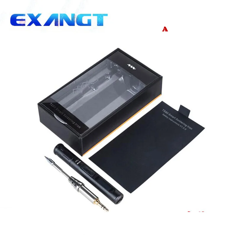 

NEW TS80 Mini Electric Soldering Iron Adjustable Temperature Digital Solder Station OLED Display USB Type C Power Jack