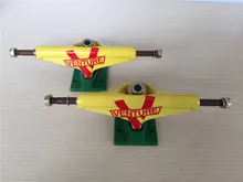2pcs/Pair Venture Skate Board Trucks 5.25″ Low Skateboard Trucks with Aluminum Hangers and Baseplates & Chromoly Steel Axles
