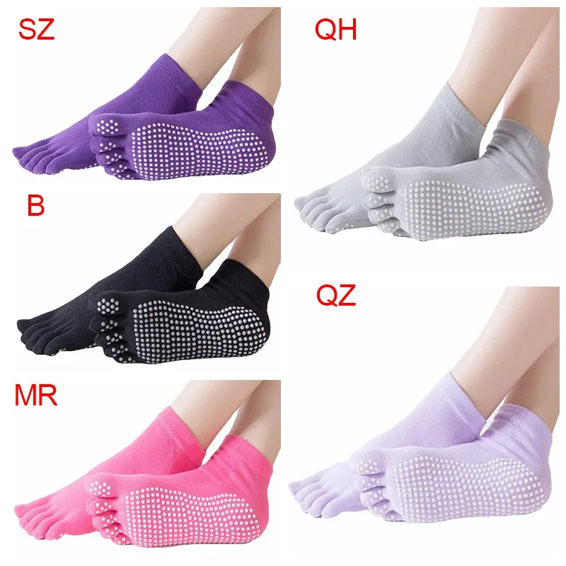 Non Slip Women Yoga Socks Gym Sport Massage Pilates Fitness Running Socks Anti-slip Sock Running Anti-slip solid Sock