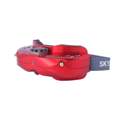 SKYZONE SKY02X 5,8 ГГц 48CH разнообразие FPV очки Поддержка 2D/3D HDMI головы отслеживания с вентилятором DVR фронтальная камера для RC гоночного дрона - Цвет: Красный