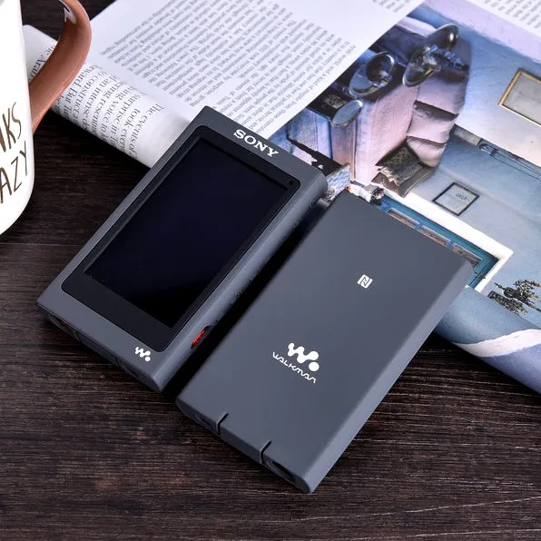 For Sony Walkman A45 A46 A47 Rubber Case Soft Silicone Case For Sony NW-A40 A35 A36 A37 A35HN A36HN A37HN with Protective Film