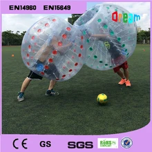 Free Shipping!1.0mm Dia 1.5m Inflatable clear human hamster ball/soccer bubble ball/bumper football/zorb ball/loopy ball