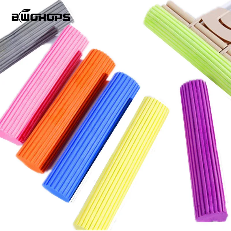 

2 Pcs Sponge Mop Pads Accessories Replacement Parts Refill Mops Pad Head for Mops Folded Squeeze Water Carton Flow System