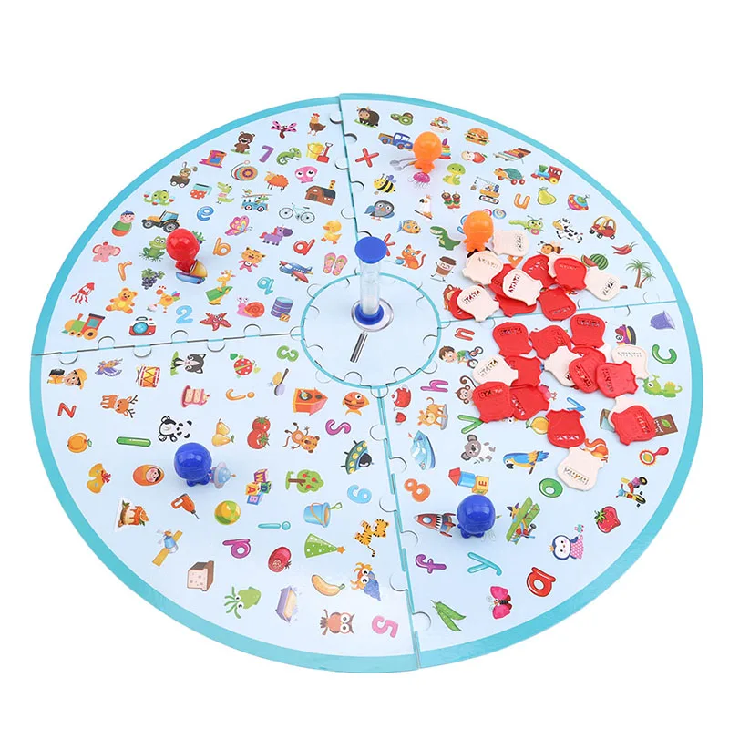 Детские Развивающие игрушки, креативные забавные интерактивные многопользовательские настольные Вечерние игры для родителей и детей - Цвет: round